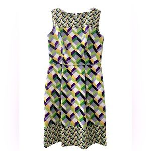Multi-Color Sleeveless Dress - Sz. 6